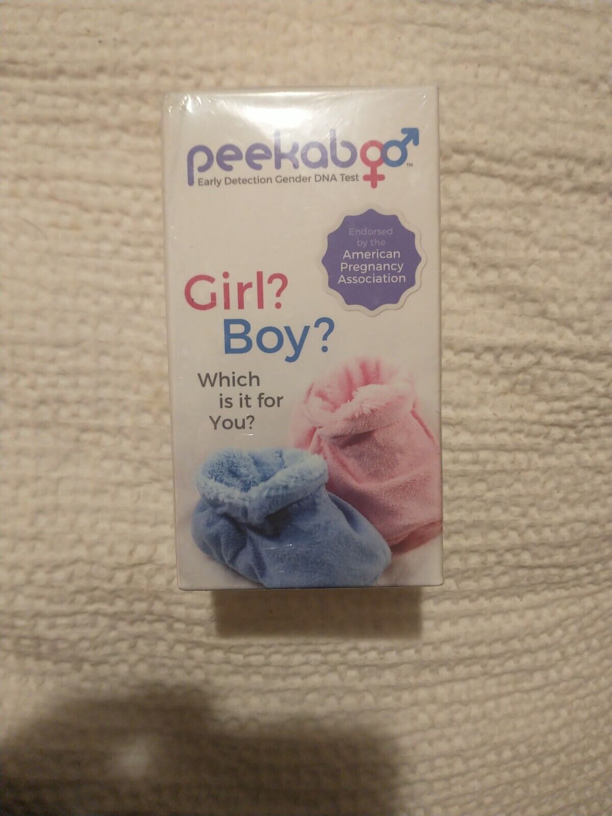 Peekaboo Early Detection Gender DNA Test New & Sealed Exp 11/30/22 - $54 Lab Fee