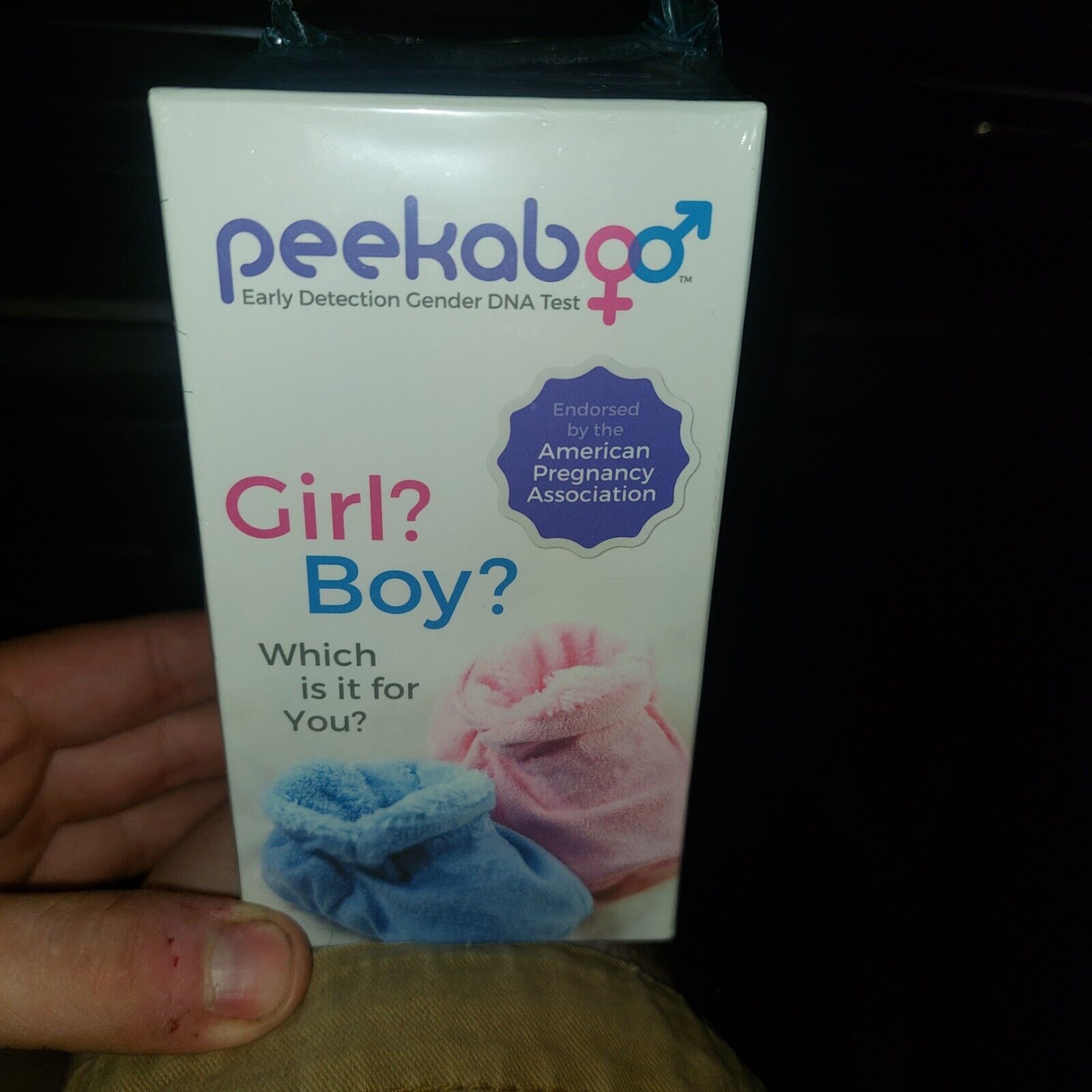 Peekaboo Early Detection Gender Dna Test 13 Weeks Required Lab Fee $54 11/2022
