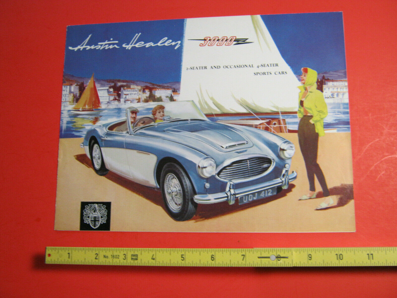 Austin Healey 3000 Brochure 1958 /1959 - Original Uk Issue Rare - 1734/a