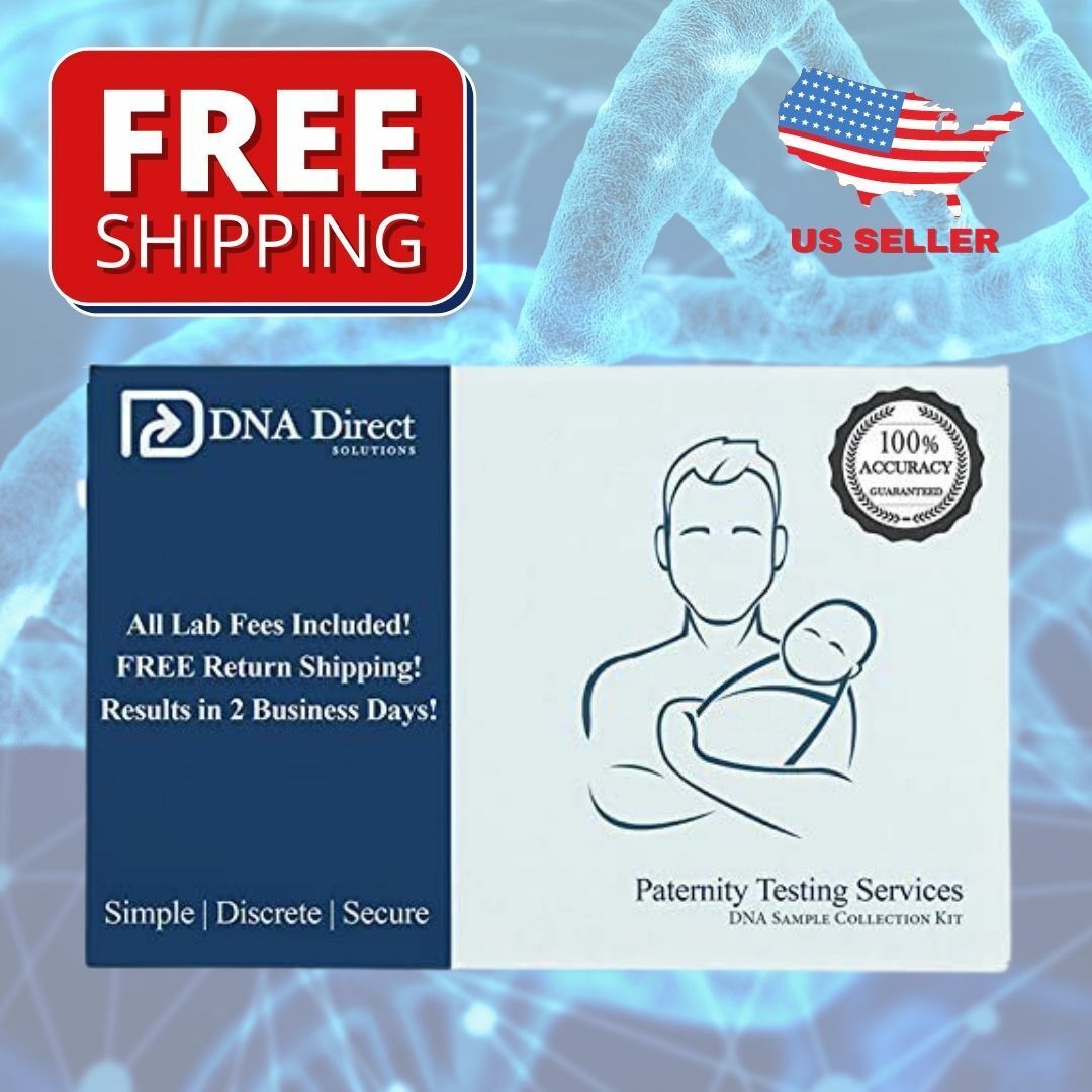 Dna Test Kit Paternity Test All Lab Fees Return Shipping Included 2 Day Results