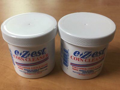 5oz E-z-est Coin Cleaner For Gold Silver And Copper Coins 2 Pack