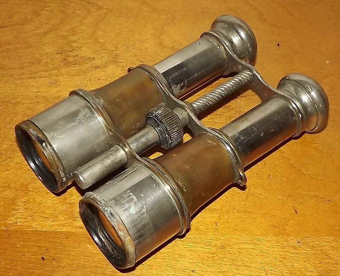 Antique Jemelle Militaire Perfectionnee Binoculars