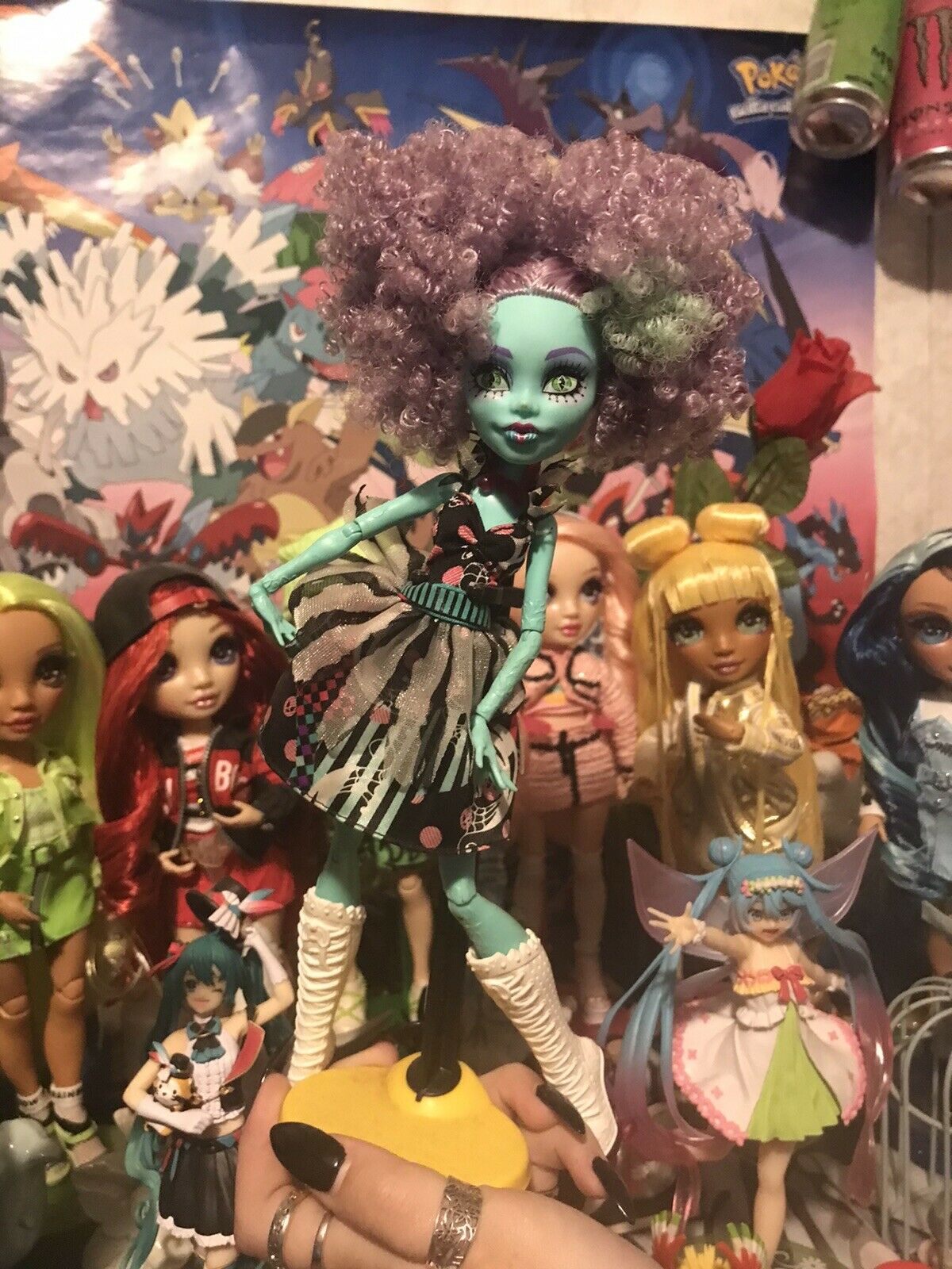 Monster High Freak Du Chic Honey Swamp (missing Accessories, Comes With Stand)