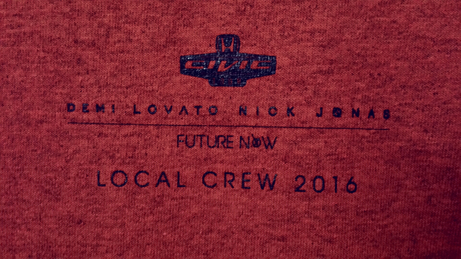 Demi Lovato Nick Jonas Future Now Crew Tour Shirt - Fun Gift Idea T-shirt