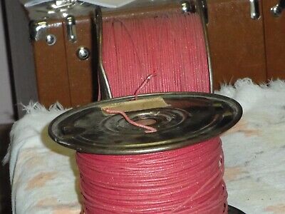 10 FT. coil WESTERN ELECTRIC 20 gauge  CLOTH over PLASTIC over TINNED  COPPER