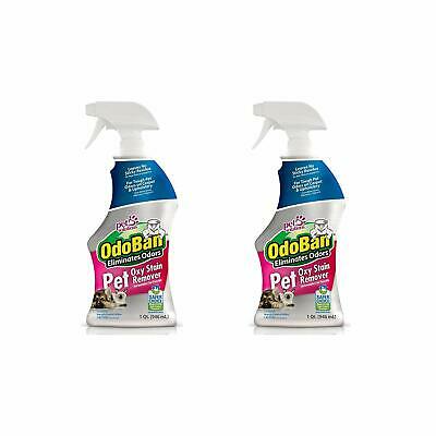 OdoBan Pet Oxy Stain Remover 32 Fl. Oz. Spray 2-Pack - Deep Cleaning for Toug...