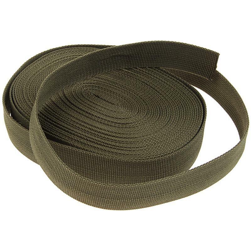 1 inch x 10 Yards Military Spec Flat Nylon Heavy Webbing Strap for Tactical